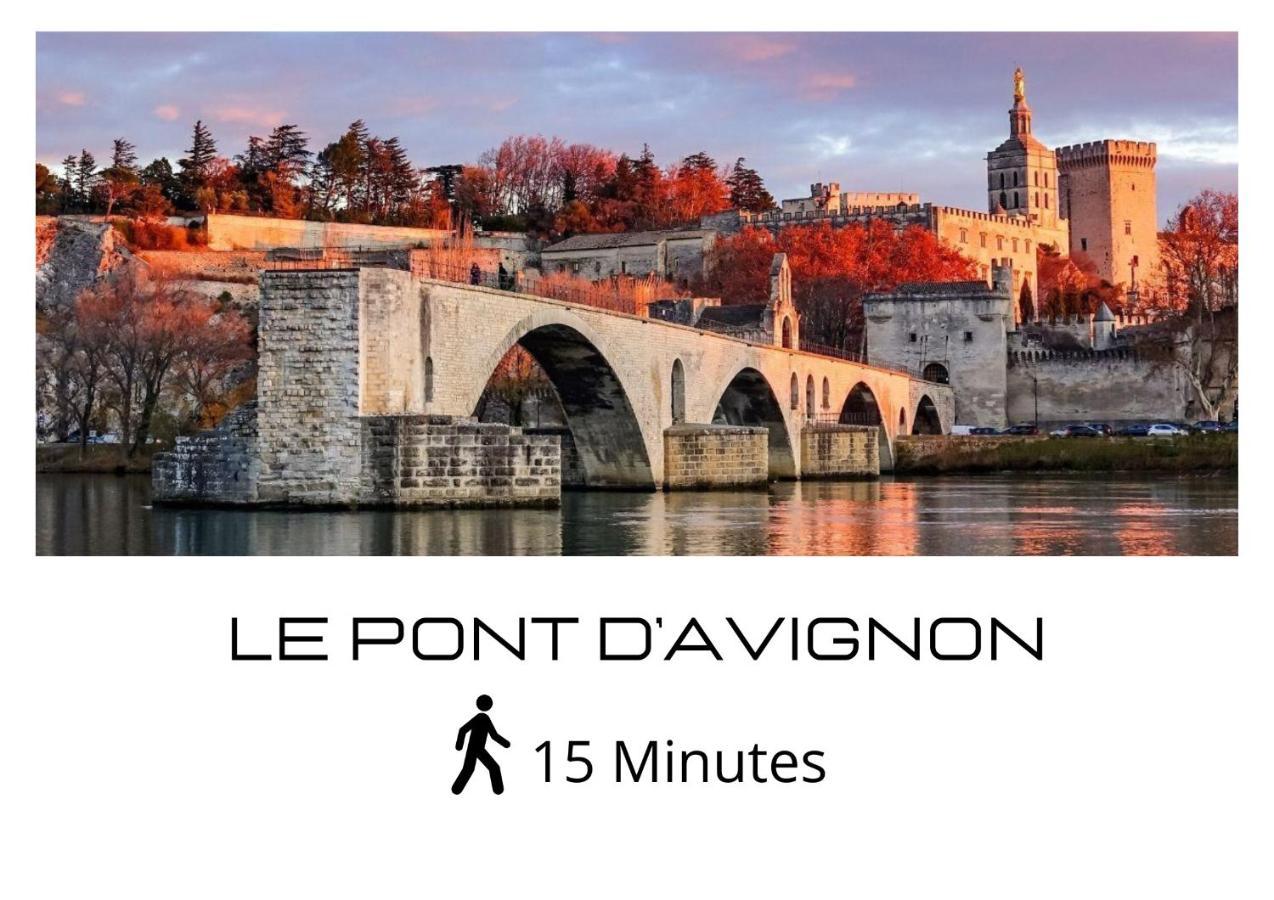 Charmant Studio Tres Bien Situe Aux Remparts 亞維農 外观 照片